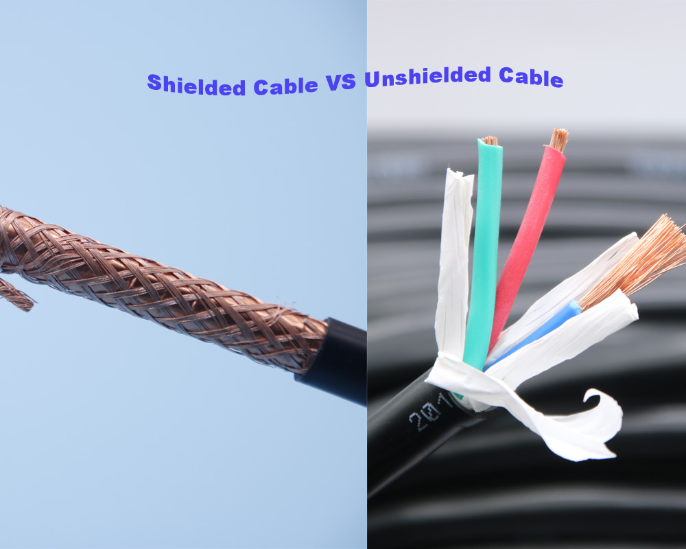 shielded and unshielded cable